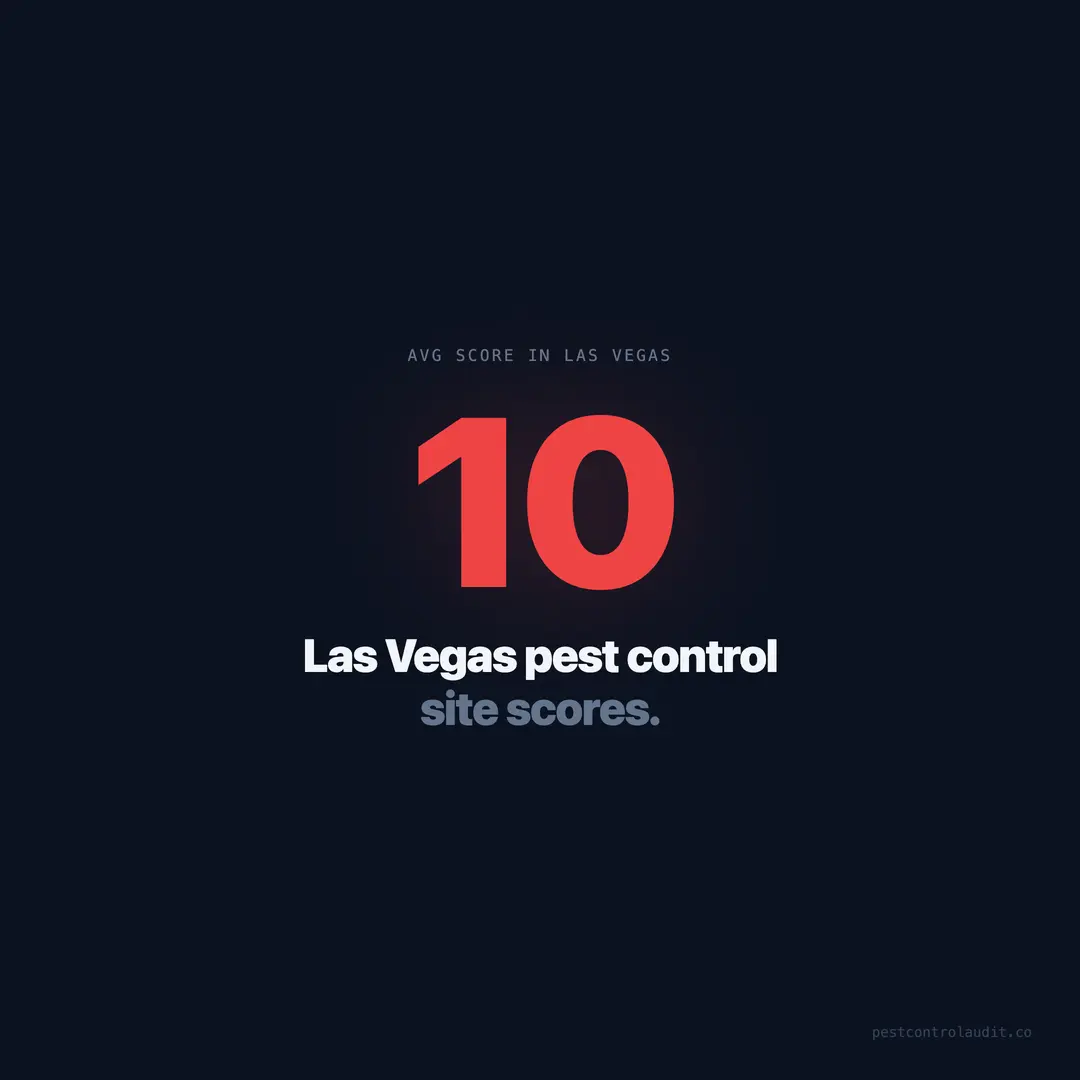 Las Vegas Pest Control Websites: The Scores