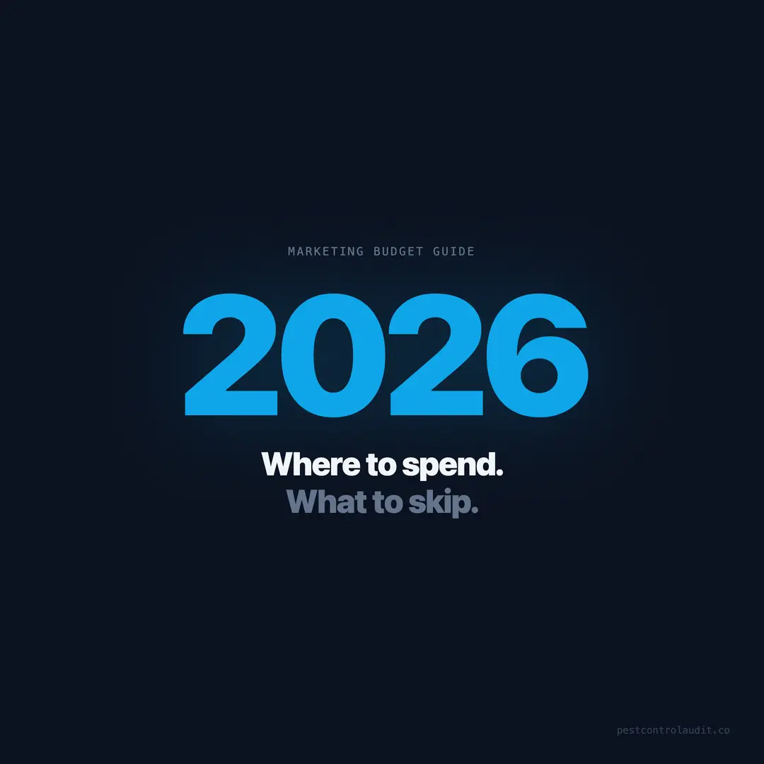 Pest Control Marketing Budget Guide for 2026